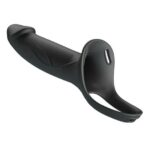 16,8 cm Belden Bağlamalı İçi Boş 4,2 cm Dolgulu Strapon Penis - Landon