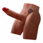 2 İşlevli Gerçekçi Ölçülerde Realistik İleri Geri Hareketli 17 cm Penisli Anal Girişli Erkek Vücut - Jason