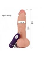 21 cm Belden Bağlamalı Titreşimli Realistik Dildo Penis Set