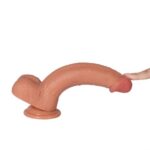 23 cm Belden Bağlamalı Realistik Dildo Penis Set