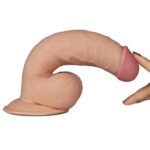 20 cm Belden Bağlamalı Titreşimli Realistik Dildo Penis Set