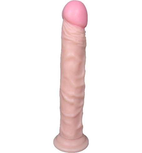 24 cm Realistik Testissiz Dildo Penis - Iron Luxman