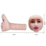 3 Boyutlu Gerçekçi Yüz Şeklinde Titreşimli Oral Mastürbatör
