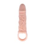 3 cm Dolgu Uzatmalı Titreşimli Penis Kılıfı Prezervatif Vibratör