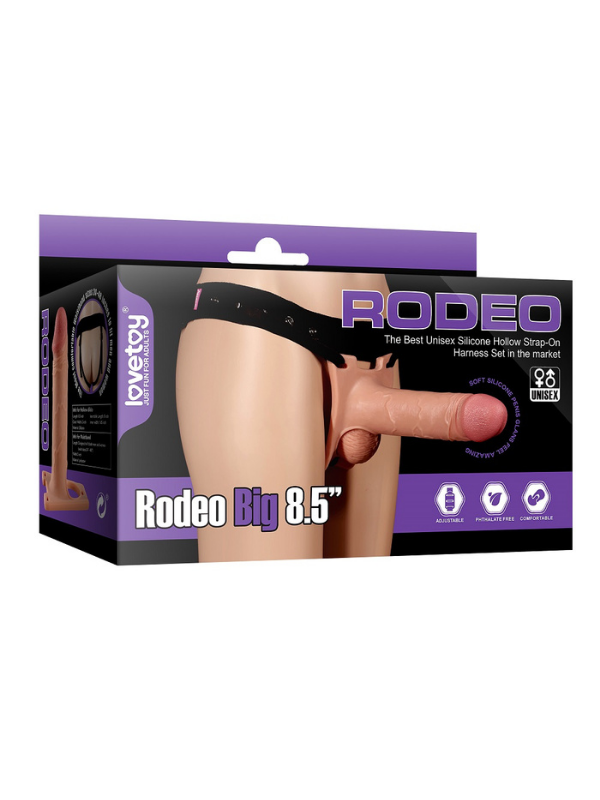 Censan Ingen Rodeo Hollow Big Strapon Set 8.5 inç