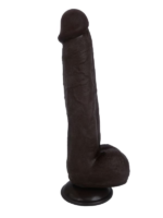 Censan Ultra Gerçekçi 24 Cm Model2 Brown Melez Kıkırdaklı Dildo