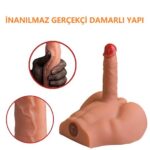 Gerçekçi Yapıda Realistik İleri Geri Hareketli 17,5 cm Penisli Erkek Vücut - Peel