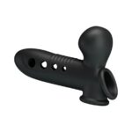 Hava Yastıklı Premium Zenci Rengi Silikon Penis Kılıfı - Crane