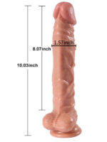 Jihad Knight Uzaktan Kumandalı Şarjlı Realistik Penis Döner Başlı 25.5 cm
