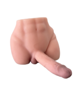 L-Join Gerçekçi İleri Geri Haraketli Titreşimli 5 Kg Kalça Vajina Dildo Mastürbatör