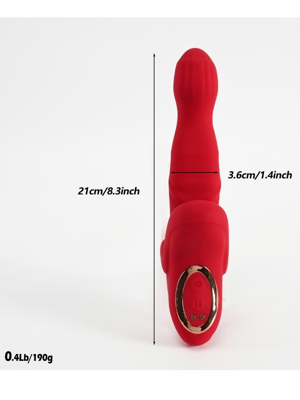 L-Join Kırmızı Teklojik Modern Vibratör