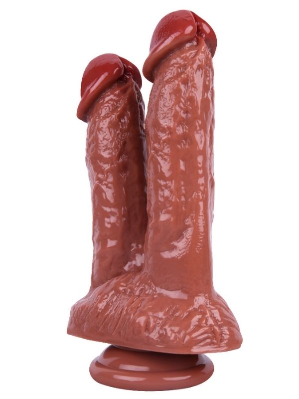 Noctis 21cm Kahverengi Çiftli Dildo No:61