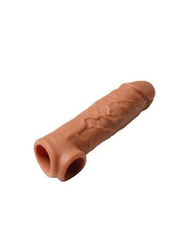 Penextender Testis Girişli Realistik Penis Kılıfı
