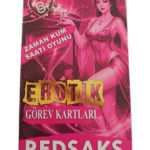 RedSaks Zaman Kum Saati Çiftler Oyunu – 1 Dakikalık Tutku ve Eğlence Görev Kartlarıyla Romantik Oyun Seti