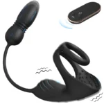 Dualsync İleri Geri Hareketli Titreşimli Penis Halkası