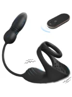Dualsync İleri Geri Hareketli Titreşimli Penis Halkası