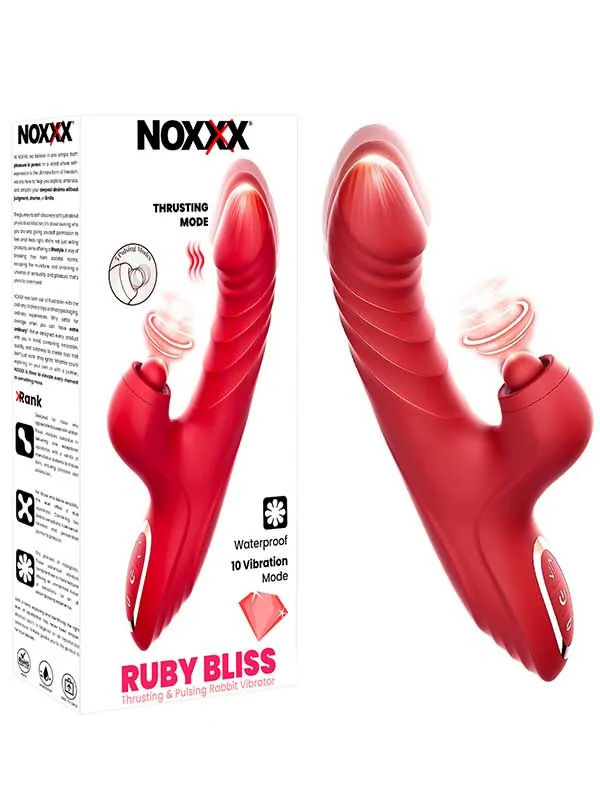 NOXXX Ruby Bliss Thrusting Sucking Rabbit Vibratör NOXXX Ruby Bliss Thrusting Sucking Rabbit Vibratör