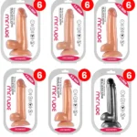 VSCNOVELTY 6 Model Realistik Penis Set — 5+1 Hediye | 18-21 cm Karışık Set