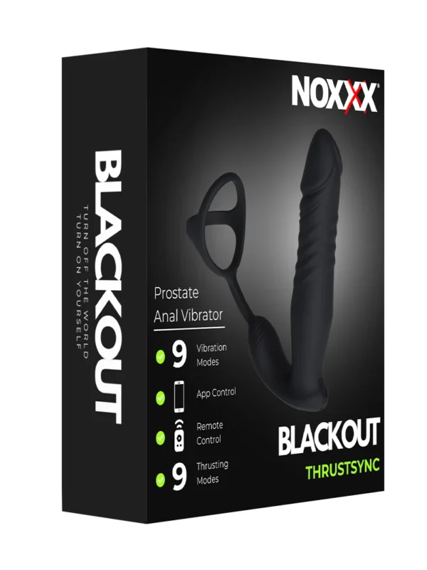 NOXXX İleri Geri Hareketli Şarjlı Giyilebilir Penis Halkalı  APP Kontrollü Anal Vibratör