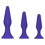 NOXXX Funbums 3'lü Anal Plug Seti – Mavi