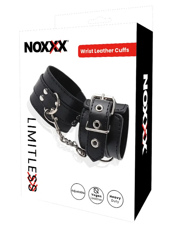 NOXXX LIMITLESS Siyah Deri El Kelepçesi