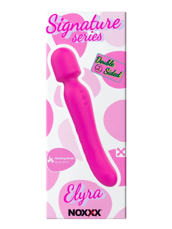 Isıtmalı Masaj Wand Çift Taraflı Vibratör 23 cm
