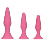 NOXXX Funbums 3'lü Anal Plug Seti – Pembe