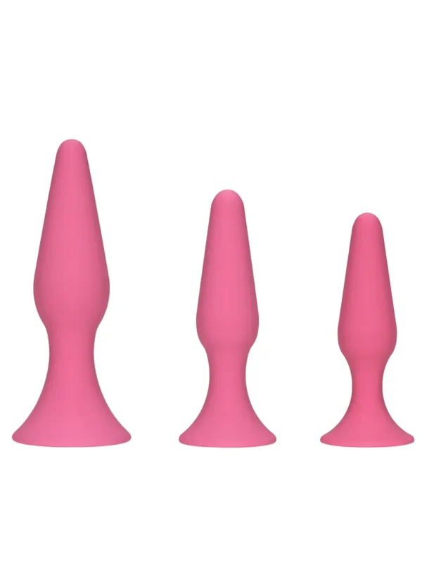 NOXXX Funbums 3'lü Anal Plug Seti – Pembe