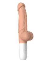VEXXOR 18 cm Isıtmalı İtmeli Gerçekçi Vibratör – Vantuzlu