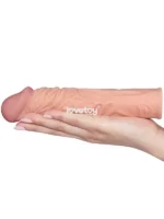LoveToy X Tender Gerçekçi Dokulu Penis Kılıfı 5 cm Uzatmalı