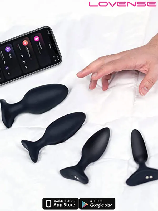 Lovense HUSH 2 Anal Plug 1.5" App Controlled
