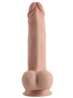 8.6" Dual Layer Oynar Derili Realistik Dildo 22 cm