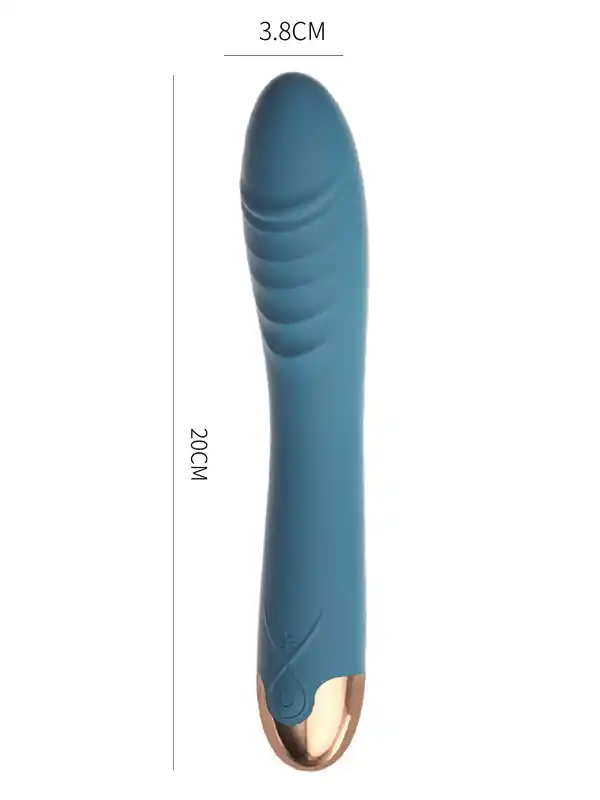 10 Titreşim Modu Dönme Hareketli Şarjlı Vibratör 20 cm