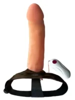 NOXXX Belden Bağlamalı Titreşimli İçi Boş Realistik Penis 21 cm