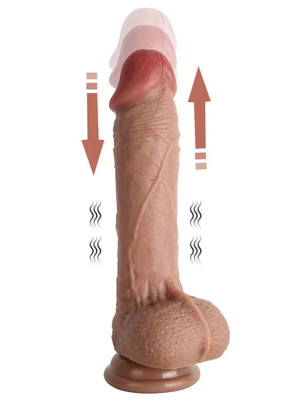 NOXXX Isıtmalı Döner Başlı İleri Geri Hareketli Realistik Dildo