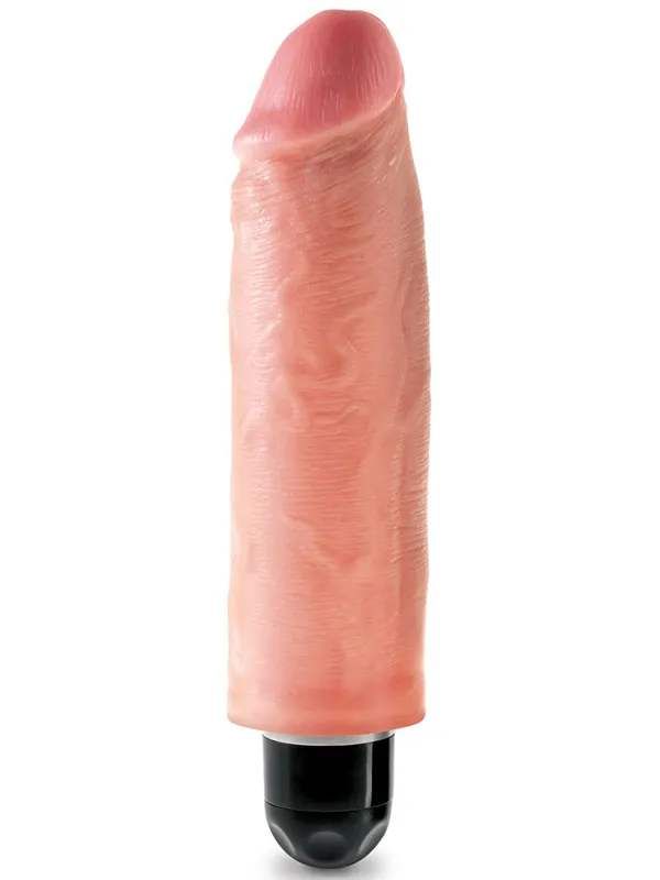 King Cock 6'' Stiffy Titreşimli Vibratör Ten 15.5 cm King Cock 6'' Stiffy Titreşimli Vibratör Ten 15.5 cm