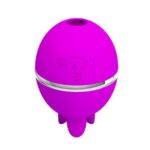 USB Şarjlı 3 Emme ve Dil Uyarım Fonksiyonlu Teknolojik Yumurta Vibratör - Gemini Ball