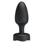 USB'den Manyetik Şarjlı 10 Farklı Titreşimli 5 Led Işıklı Silikon Anal Plug - Osborn