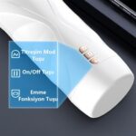 USB'den Şarjlı 3 Emme ve Güçlü 7 Titreşim Fonksiyonlu Realistik Masturbatör - Riley