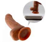 Yeni Nesil Çift Katmanlı Belden Bağlamalı 18 cm Realistik Dildo Penis